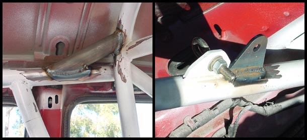 Some final cage welding