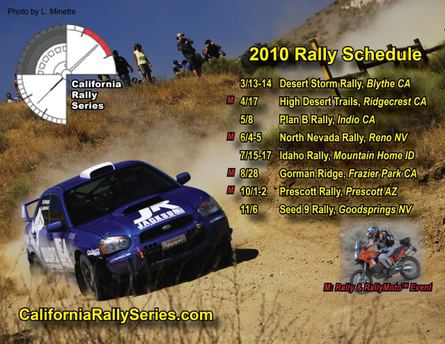 CRS Schedule for 2010